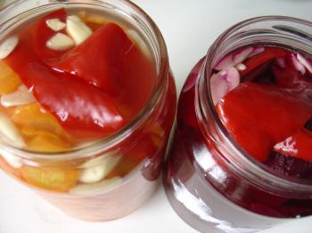 Pickled carrots and beets