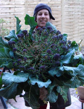 exploded romanesca cabbage et moi