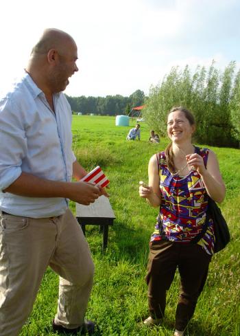 Guus and Lisette yukkin' it up