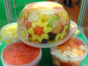 Fruitbowl at the FRESH food fair in Rotterdam